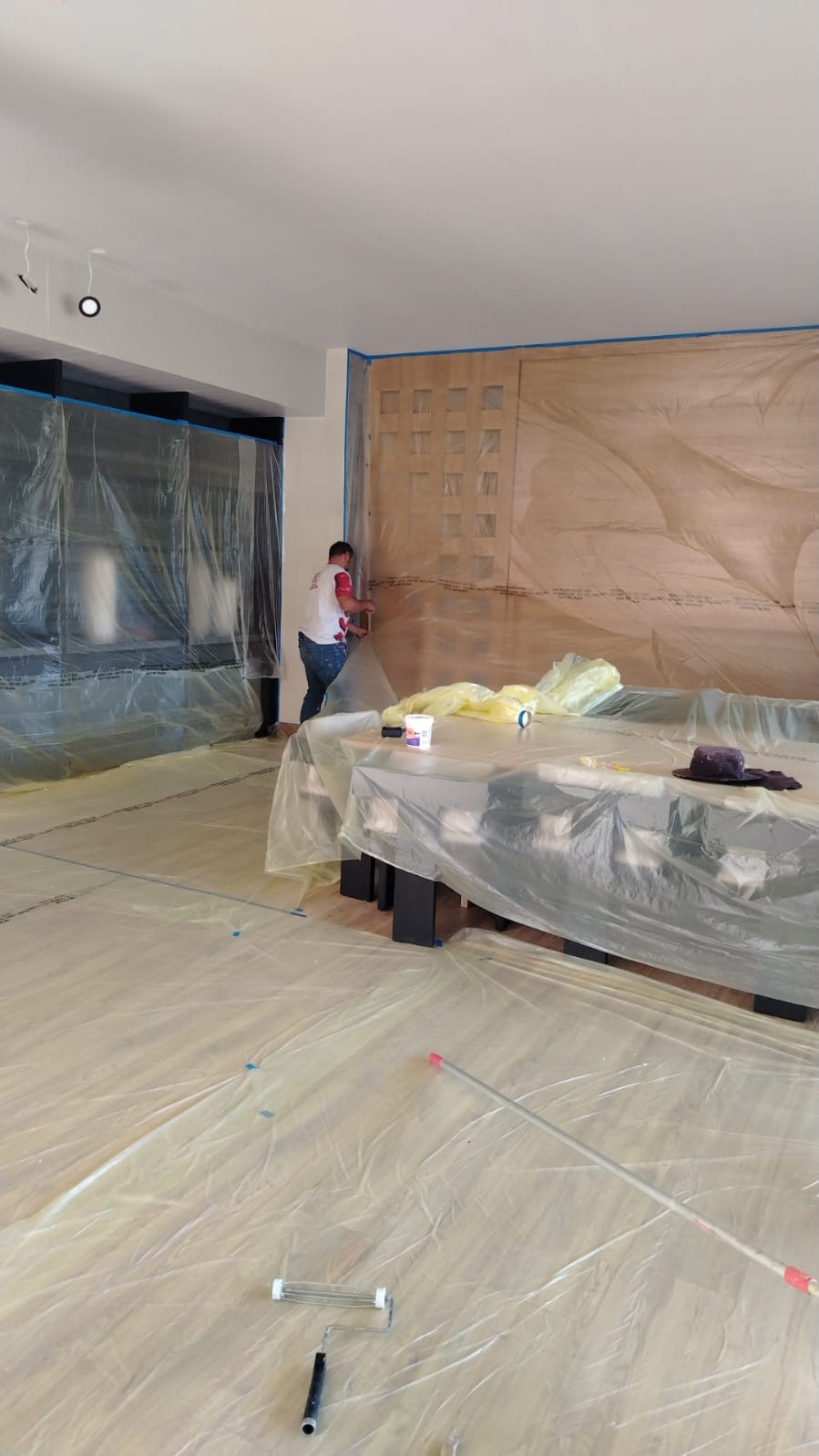 Trabajo de pintura interior
